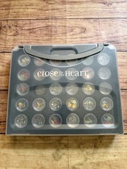Close to my Heart Embellishment Storage Container Embellishments 52 Total Read