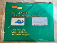 1989 Highlights for Children Sealed Dinosaur Stickers 40+ in original packaging