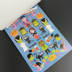 Halloween Stickers Scrapbook Lot Crafting Unused Sticker Sheets Various Brands