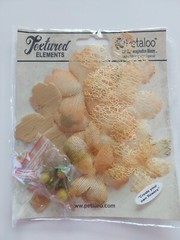 FLORAL embellishments decoration lot of 6 (various brands) recollections craft
