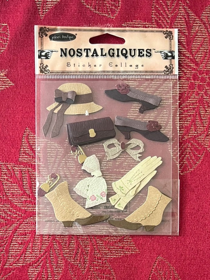 YOU CHOOSE – NOSTALGIQUES VINTAGE RARE 3D STICKERS – JOLEE’S EK SUCCESS STICKO