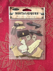 YOU CHOOSE – NOSTALGIQUES VINTAGE RARE 3D STICKERS – JOLEE’S EK SUCCESS STICKO