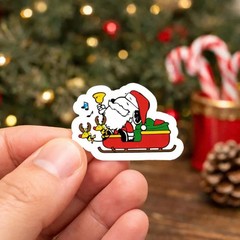 Snoopy Christmas Sticker Set – 15 Piece