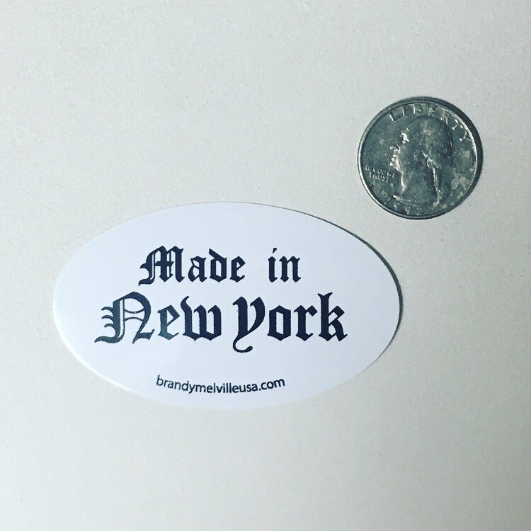 Made in New York Brandy Melville Sticker