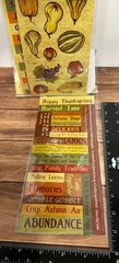 Fall Harvest Embellishment Value Pack Stickers Tags Ribbons buttons Scrapbooking