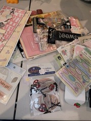 Baby Girl Scrapbooking Embellishments Lot Stickers Paper Crafts Mixed Media