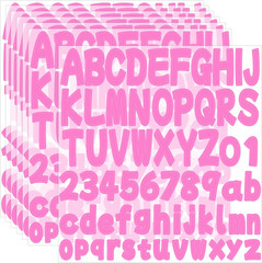 Letter Sticker 1.5 Inch,16 Sheets Vinyl Self Adhesive Waterproof Scrapbook Lette