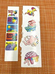 VINTAGE EASTER STICKER LOT BUNNY DUCK EGGS BASKET CHICKS MIX OF BRANDS