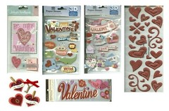 VALENTINE Valentine’s Day Love Hearts Sweet Bee Mine Stickers U PICK