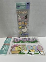 Jolee’s 3D Stickers Titles Easter