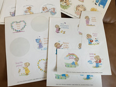 CURRENT INC. Vintage Stickers Christian Scriptures NEW lot of 19 sheets