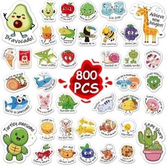 800pcsTeacher Classroom Motivational Stickers for Kids Students