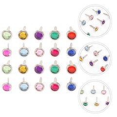 100pcs Metal Brads Paper Fastener for Card Making Crafts