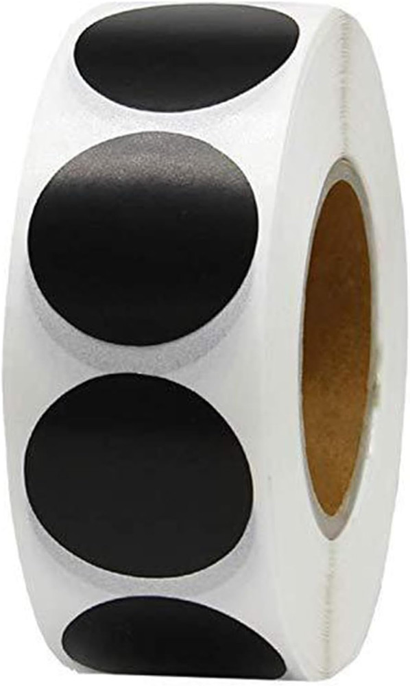 1000PCS Kraft Circle Stickers Dot Stickers, 1 Inch Round Blank Garage Sale Price