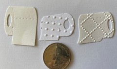 WHITE ROLL OF TOILET PAPER Die-Cuts •Survived 2020•Shortage •Limit•Buying•Virus