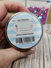 lot of 3 Dress my Craft Crystal Clear & Hero Arts OMBRE SEQUINS (green, purple)