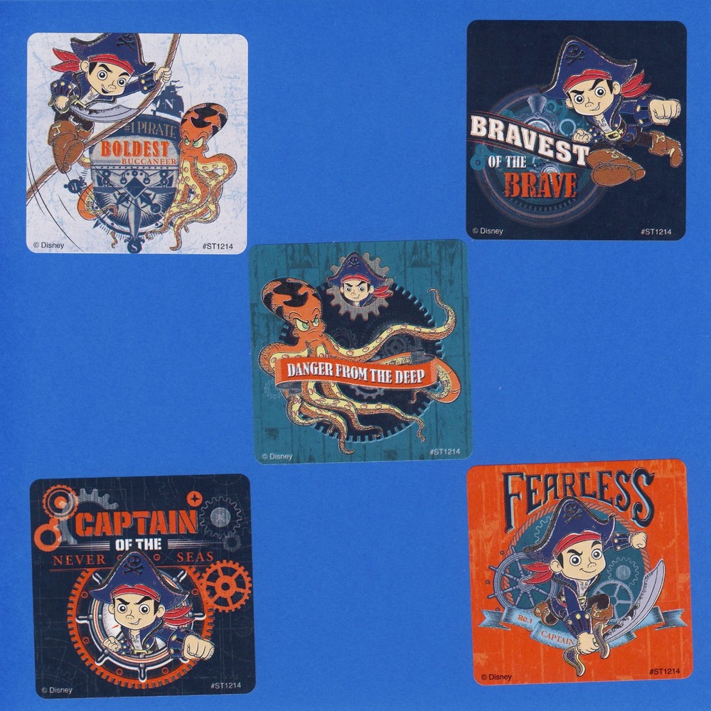 10 Captain Jake and the Never Land Pirates – Large Stickers – Party Favors