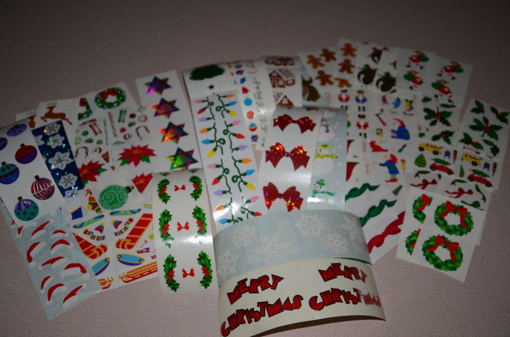 Mrs. Grossman Stickers You Choose Christmas, Santa, Trees