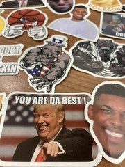 Lot of 21 ea Funny Joke Meme STICKERS – Random Memes Comedy Pop Culture Food Etc