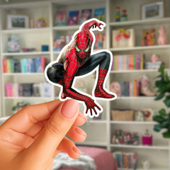 Spider-man Sticker, Vinyl Sticker, Laptop Sticker, car decal, superhero sticker