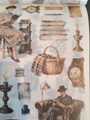 30 Pages Detailed Stickers 20 Ephemera PapersNew Reading Time