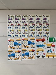 VTG Sticker Lot Mrs. Grossman‘S Transportation, Construction Motorcycles TRUCKS
