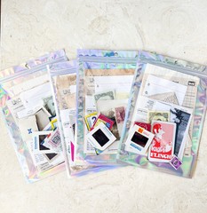Crow Confetti Vintage Ephemera Bundles Junk Journal Scrapbook