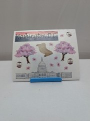 Washington D.C. Sticker Sheet Cherry Blossoms US Capitol I Voted Scrapbooking