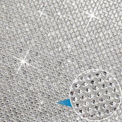 Outus 60750 Pieces Self Adhesive Rhinestone Sheets 59 x 7.87 Inch Bling Glitter