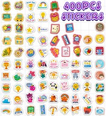 Back to Supplies,400 Pcs Teacher Motivational Stickers for