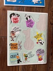 Vintage Stickers Lot Rugrats Warner Bros 90s Dr Seuss Hallmark AGC Kids Sticker