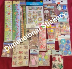 Huge Lot Vintage Regular & DIMENSIONAL Stickers Disney Sandylion Jolees 6+ Lbs