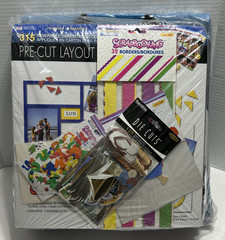 Scrapbooking Bundle 2 Albums, 70 Sheets 12×12″ Paper, 500 Accessories & Tote NEW