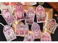 10Pcs Manor Secret Series PET Decorative Stickers Pack DIY Scrapbooking Supplies