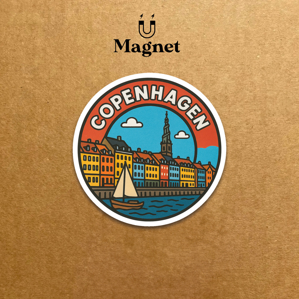 Copenhagen Magnet | Travel Magnet | Fridge Magnet