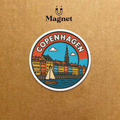 Copenhagen Magnet | Travel Magnet | Fridge Magnet
