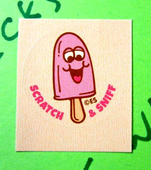 Strawberry Ice Cream Scented Stickers Lot Of 3 Everything Smells