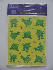 Hallmark Heartline Stickers FROGS, Ladybugs, Bees 4 Sheets NIP