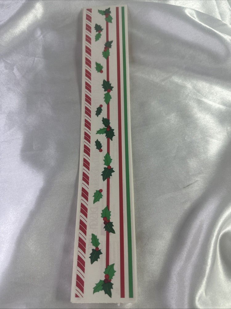 Mrs Grossman Design Lines Christmas Holly Berries Borders 12” Holiday Sticker 4