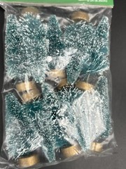 CHRISTMAS Paper Crafts Mini Trees 10pcs 2.5″ Brother Sister Design Studio