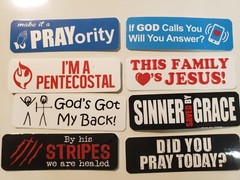 Inspirational Christian Stickers with Bible Verses and Faith Quotes!