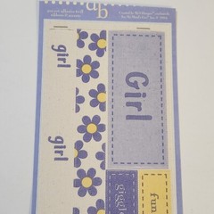 NEW Lot 8 MME Adhesive Twill Scrapbooking Kit Titles Word Labels Ribbon -G