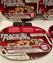 HASBRO TRANSFORMERS HALLOWEEN HOLOGRAPHIC STICKERS OVER 200 STICKERS 2010 NEW