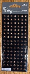 Jolees All That Bling Mini Rose Gold Studs Adhesiv Gem Wedding Scrapbook Sticker
