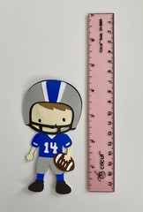 Paper Football, Baseball, Basketball, Tennis Die Cut Scrapbooking Embellishments
