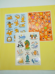 Large Sticker Lot of 35 assorted Sticker Sheets mostly vintage