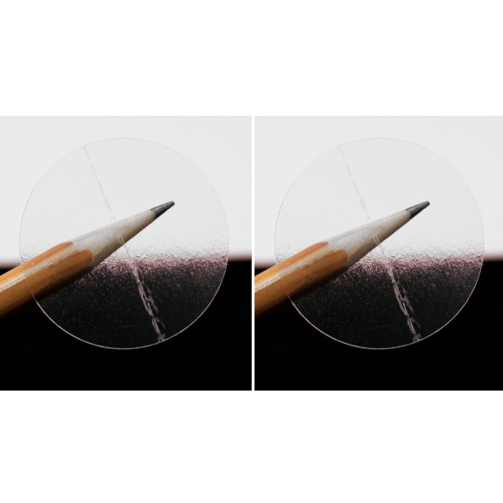 1.5 Inch Clear Circle Stickers – 1000 Round Sealers for Elegant Envelope Closure