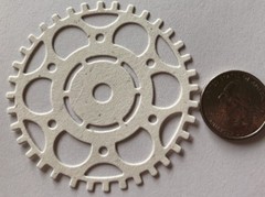GEAR/SPROCKET Die-Cut (9pc)Steampunk•Cog•Clock Hands•Machine•Antique•Wheel