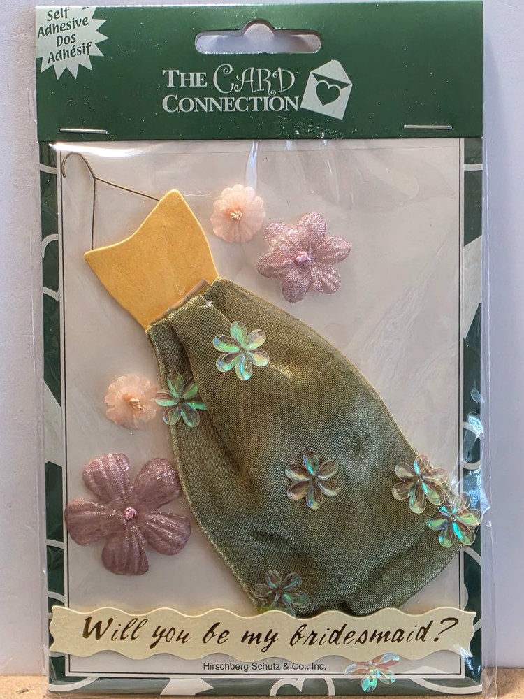 The Card Connection Self-Adhesive Embellishments – BRIDESMAID