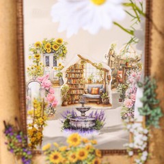 Corner of the Garden Transparent Stickers Journaling Card Decorative DIY Collage